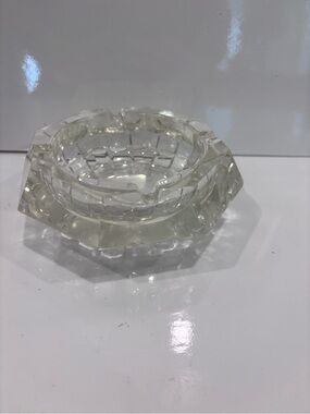 Clear Crystal Ashtray 4.5”